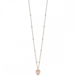 Guess dámský růžový náhrdelník - UNI (ROSEGOL)